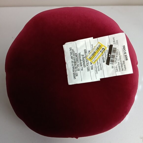 Threshold Decorative Shaped Pillow Pumpkin 12 In X 9 In red - Picture 5 of 6